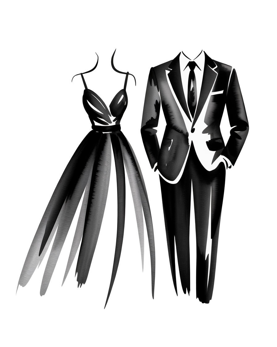 Vestimenta formal elegante